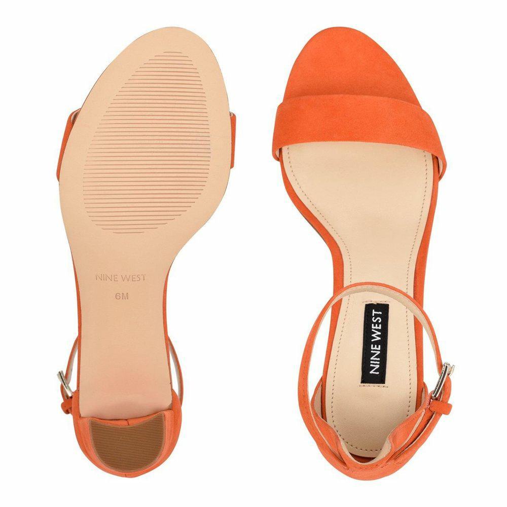 Nine west sales orange sandals